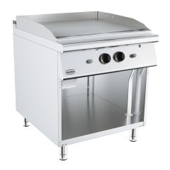 Bakplaat / Grillplaat Base 900 Gasbakplaat Chroom Verchroomd glad - 80x90x90 cm Combisteel 7178.3190
