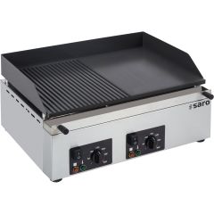 Bakplaat / Grillplaat Elektrische (Gegroefd+Glad) Model Gpk 810 Saro 458-1041