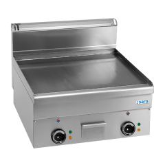 Bakplaat / Grillplaat Elektrische Glad Tafelmodel 600X600 Model Eft66L Saro 504-1110