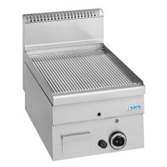 Bakplaat / Grillplaat Gas Geribbeld Tafelmodel 400X600 Model Gft46R Saro 504-1130