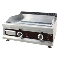 Bakplaat / Grillplaat Gasbakplaat Chroom Propaan Verchroomd glad - 65x57,5x36,5 cm Combisteel 7539.0035