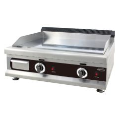 Bakplaat / Grillplaat Gasbakplaat Chroom Propaan Verchroomd glad - 80x57,5x36,5 cm Combisteel 7539.0040