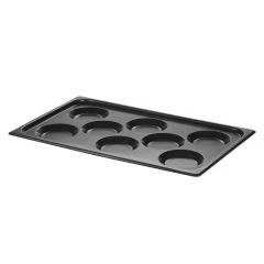 Bakplaat met antiaanbaklaag CONVECTOMAT EGGPLATE. RVS Hendi HEN 808856