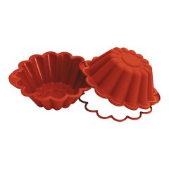 Bakvorm brioche Ø22 cm siliconenrubber (VMQ) Silikomart EMG 70096