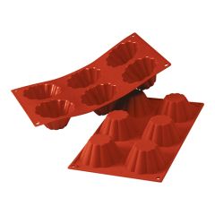 Bakvorm Briochette siliconenrubber (VMQ) Silikomart EMG 70074