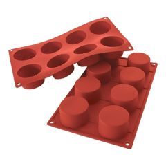 Bakvorm Cylinders siliconenrubber (VMQ) Silikomart EMG 70070