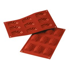 Bakvorm Madeleine siliconenrubber (VMQ) Silikomart EMG 70054