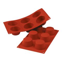 Bakvorm Muffins-Medium siliconenrubber (VMQ) Silikomart EMG 70065