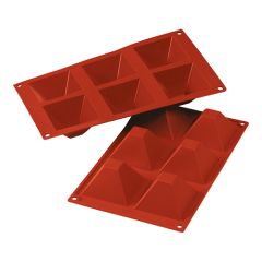 Bakvorm Pyramid siliconenrubber (VMQ) Silikomart EMG 70062