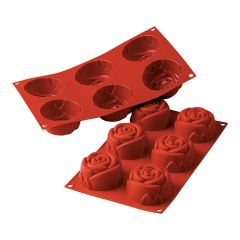 Bakvorm Rose siliconenrubber (VMQ) Silikomart EMG 70075