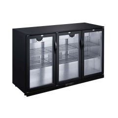 Barkoeler Zwart 3-deurs - 320 liter - 135x52x85 cm - Cooldura -afb4