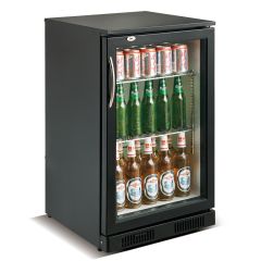 Barkoelkast Barkoeler Zwart 1 Deur - 50x50x90 cm Combisteel 7455.1300