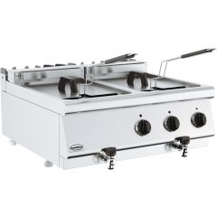 Base 700 Friteuse Elektrisch 2X10L Tafelmodel - 80x70x30 cm Combisteel 7178.0290
