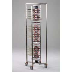 Bordenrek Trolley Inklapbaar 48 - 48x48x127 cm Combisteel 7036.0045