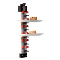Bordenrek Wandmodel 6 - 7x60 cm Combisteel 7036.0011