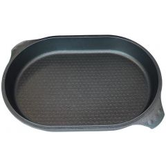 Braadslede Eurolux Premium Gietijzeren Deksel Ongeveer 40 X 27 Cm, 6,5 Cm Hoog, 3,3 L Saro Eu1001O-3