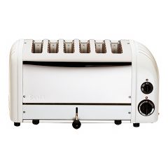 Broodrooster 6-sleuven RVS (wit) Dualit EMG 310002