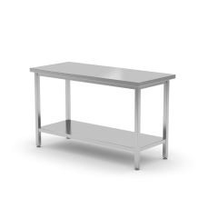 Centrale tafel met plank – geschroefd, diepte 600 mm RVS Hendi HEN 811535