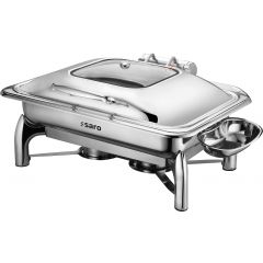 Chafing Dish, 1/1 Gn, Bakje Geschikt Voor Inductie, Model Rainer Saro 213-1200