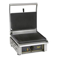Contactgrill geribbeld-geribbeld elektr. gietijzer Roller Grill EMG 304061