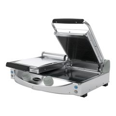 Contactgrill glad-geribbeld keram. glas SpidoCook EMG 596055
