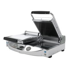 Contactgrill glad-geribbeld keram. glas SpidoCook EMG 596057