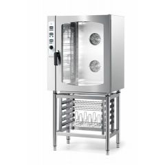 Convectieoven Giorik Convectie Oven, Gas 895X768X965mm. (Lxdxh), Cap. 10X 1/1 GN Temp. +50/+280°C, 0,9 + 19 Kw, 230 Volt, 160 Kg Combisteel 7466.0060