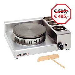 Crêpe bakapparaat Ø40 cm gietijzer Mach EMG 321410