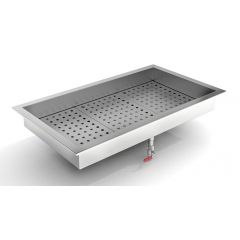 Crushed Ice Bak 3/1 GN Inbouw RVS Aisi 304 - 104,2x59x17 cm Combisteel 7013.2730