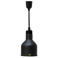 Cs Warmhoudlamp Chefs Heat-01 Zwart - 60 cm hoog Combisteel 7455.1800
