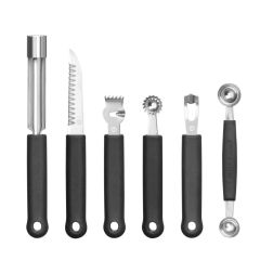 Decoratieset - 6 delig PP/RVS Hendi HEN 856291