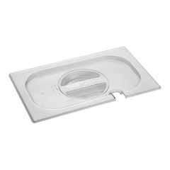 Deksel gastronorm GN1/4 PC met lepeluitsparing CaterChef EMG 953045