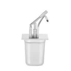 Deksel met pomp voor GN containers RVS/PP Hendi HEN 558133