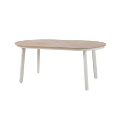 Dining Tuintafel Zwart-Wood Polly - Beige - Wood - Essentials