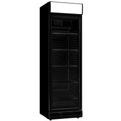 Drankenkoelkast Glasdeur 382L Volledig Zwart - 59,5x65x200 cm Combisteel 7464.0090