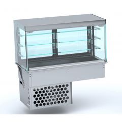 Drop-In Koelvitrine Recht - Gesloten 3/1 - 111,5x72x143 cm Combisteel 7495.0120