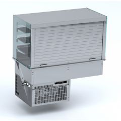 Drop-In Wandmodel Koelvitrine Recht - Jaloezieën 4/1 - 144x72x152,1 cm Combisteel 7495.0185