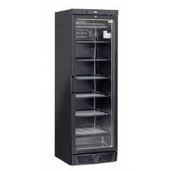Drankenkoelkast 1 Glasdeur 382L Zwart Zonder Lichtbak - 59,5x65x185 cm Combisteel 7464.0094