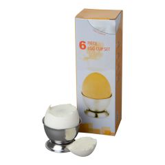 Eierdopje Ø4,5 cm (6) RVS EMGA EMG 861041