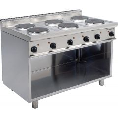 Elektrisch Fornuis Elektrische Kooplaat Met Open Onderstel Model E7/Cuet6Ba Saro 423-1075