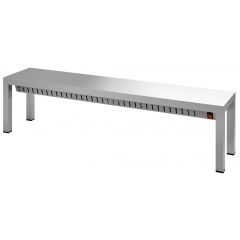 Etagere Halogeen Verwarmd 1 Niveau - 120x30x35 cm Combisteel 7452.0265