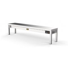 Etagere Keramisch Verwarmd 1 Niveau 6 Heaters À 250W - 200x30x35 cm Combisteel 7020.0725