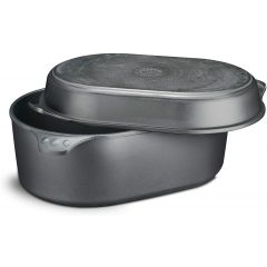 Eurolux Premium Gietijzeren Braadslede Set, Ongeveer 40 X 27 Cm Saro Eu1000-3-Set