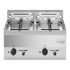 Friteuse 10L+10L elektr. RVS Modular EMG 318625