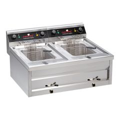 Friteuse 12L+12L elektr. RVS CaterChef EMG 508124