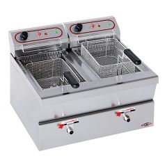 Friteuse 9L+9L RVS Stilfer EMG 527209