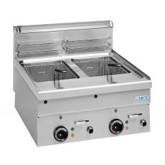 Friteuse Elektrische Frituurpan 10+10 L Tafelmodel 600 Line Model Ef66 Saro 504-1205