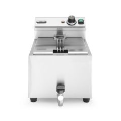 Friteuse Profi Line met aftapkraan - 8 l RVS Hendi HEN 209202