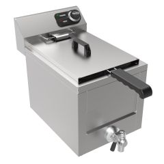 Friteuse Tafel 1X8L 3kW - 30,5x54,5x40,5 cm Combisteel 7518.0200