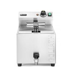 Friteuse XL met aftapkraan HENDI GOLIATH RVS Hendi HEN 209431